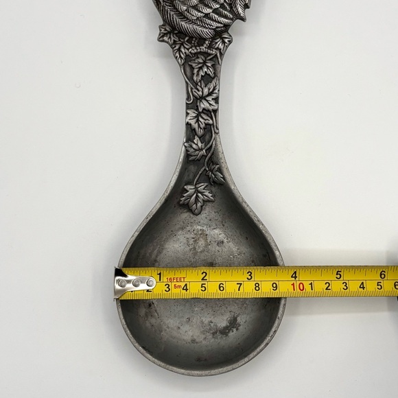 Vintage Lenox Pewter Rooster Spoon Rest / Stove Saver - Picture 7 of 7